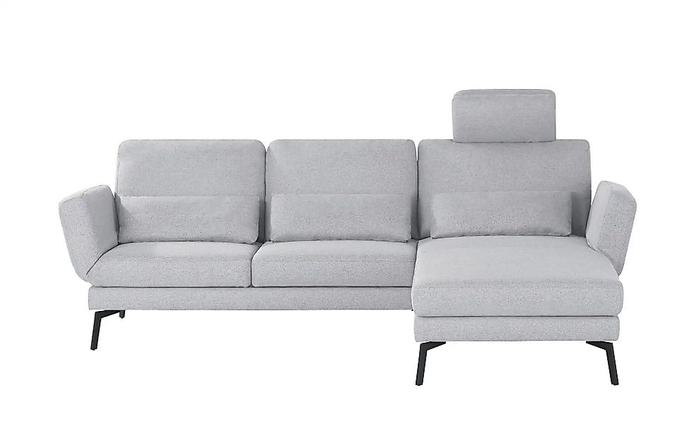 Ecksofa mit Funktion  Twister ¦ grau ¦ Maße (cm): B: 275 H: 93 T: 191.0 Pol günstig online kaufen