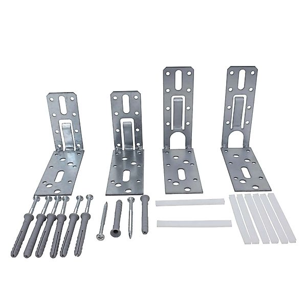 Protektor Türpfostensteckwinkelset für Profile UA/CW 50 Silber günstig online kaufen