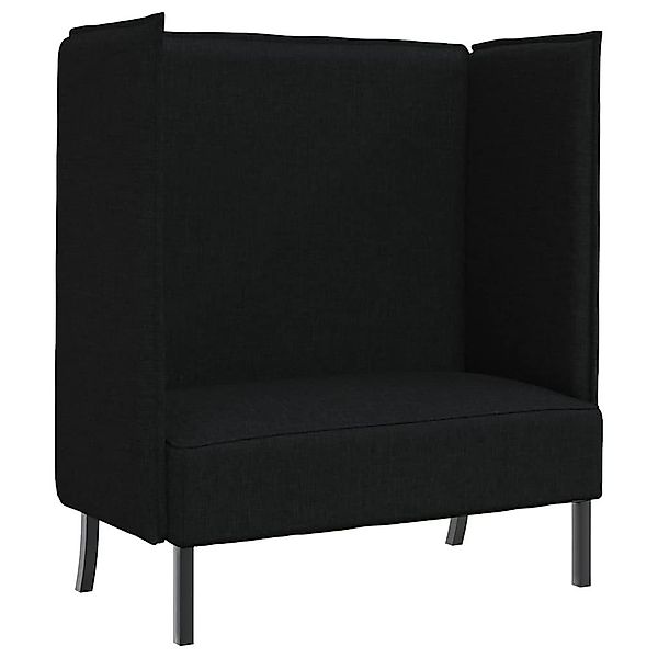 vidaXL Sofa Hoher Rücken Sofa Schwarz günstig online kaufen