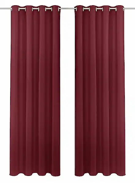 my home Gardine »SOLA« Ösen 1 Stk. tlg. blickdicht, Ösen-Aufhängung, wärmea günstig online kaufen