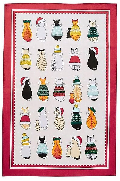 Ulster Weavers Geschirrtuch Cats in Waiting Christmas, (Set, 1-tlg., Set), günstig online kaufen