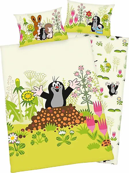 Babybettwäsche »Der kleine Maulwurf«, mit tollem Motiv günstig online kaufen
