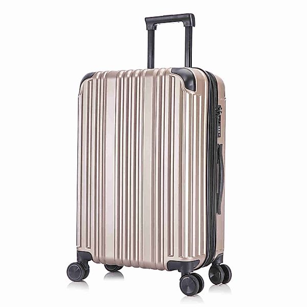 interGo Hartschalen-Trolley Reisekoffer mit 4 Rollen günstig online kaufen