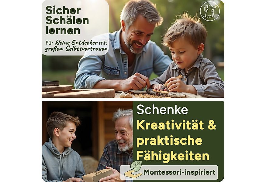 Eli Taschenmesser Schnitzmesser für Kinder mit runder Klinge ab 8 Jahre - K günstig online kaufen