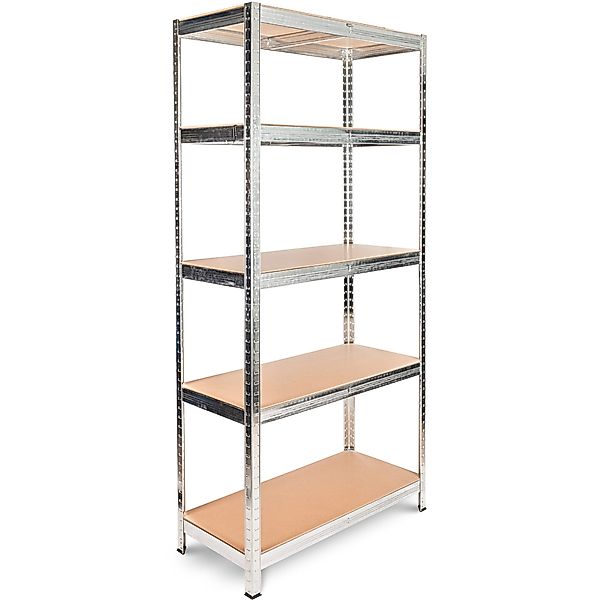 deluxe4home Schwerlastregal Kellerregal verzinkt I 40x90x180cm günstig online kaufen