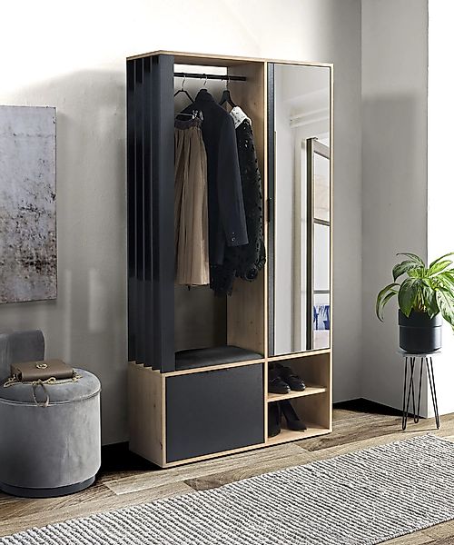 Beautysofa Garderobenschrank LIMO mit Spiegel – günstig online kaufen