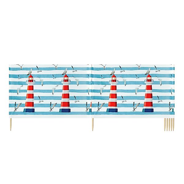 Ladeheid Windschutz Strand Sichtschutz 8m LAEX001 günstig online kaufen
