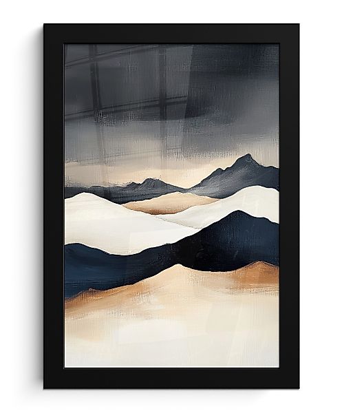 MuchoWow Poster Berge - Dunkelblau - günstig online kaufen