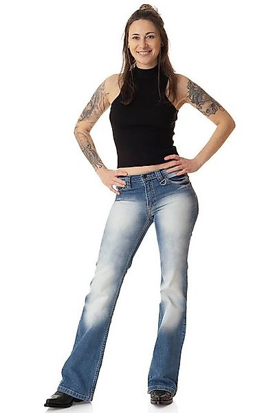 Comycom Bootcut-Jeans Damen STAR CUT BLUE 72 günstig online kaufen