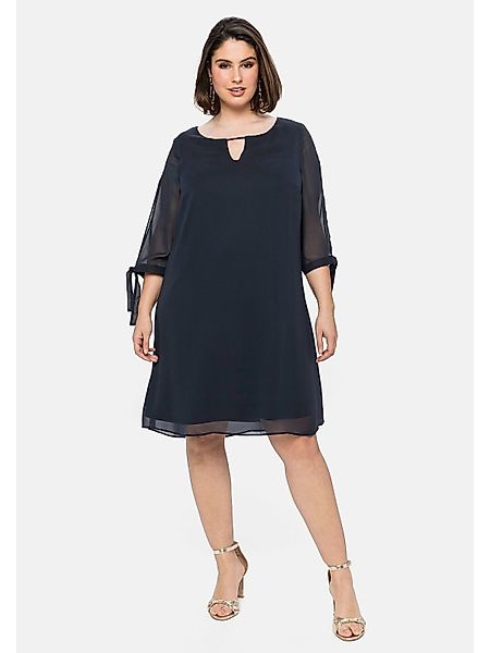 Sheego Chiffonkleid Große Größen im Lagenlook, günstig online kaufen