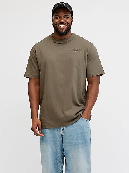 Jack & Jones PlusSize T-Shirt "JJEURBAN EDGE STUDIO TEE SS SN PLS" mit Logo günstig online kaufen