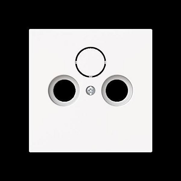 Busch-Jaeger Zentralscheibe Steckdose 2/3-fach 1743-44M günstig online kaufen