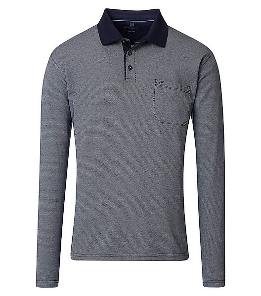 CASAMODA Langarm-Poloshirt CASAMODA Polo-Shirt Langarm gestreift günstig online kaufen