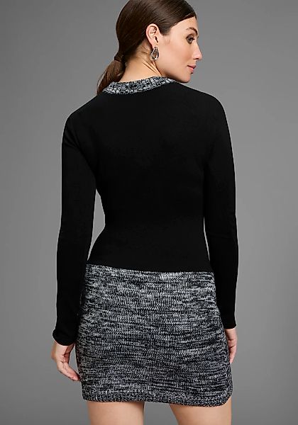 Melrose Strickkleid, eleganter Anlass, kurzes Kleid, figurbetont, aus Grobs günstig online kaufen