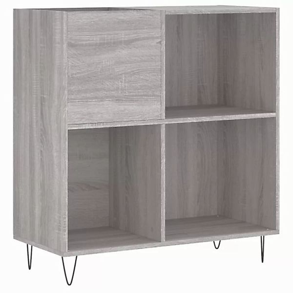 vidaXL Beistellschrank Plattenschrank Grau Sonoma 84,5x38x89 cm Holzwerksto günstig online kaufen