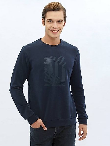 KİP Sweatshirt Lacivert Fahrrad Rundhals Bedruckter Sweatshirt günstig online kaufen