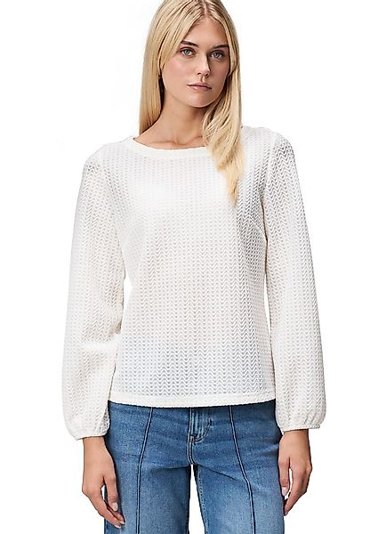 Zero Kurzarmshirt zero Damen Strukturshirt mit günstig online kaufen