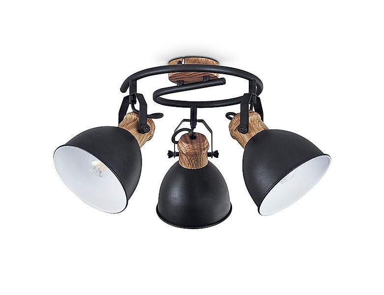 hofstein Deckenleuchte »Verago« Deckenlampe im Industrial- Style aus Metall günstig online kaufen