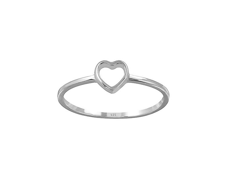 Order & Smile Schmuck Silberring Herz Ring: 925 Silber Ring günstig online kaufen