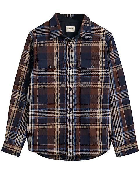 Gant Flanellhemd Karohemd mit Brusttaschen günstig online kaufen