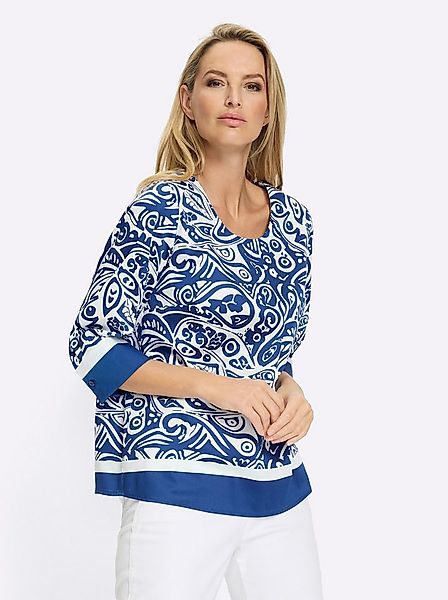 heine Klassische Bluse Druckbluse 3/4-Arm günstig online kaufen
