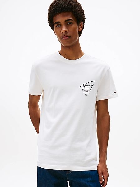 Tommy Jeans T-Shirt "TJM SIGN CITY TEE EXT", Rundhals, regular fit, großer günstig online kaufen