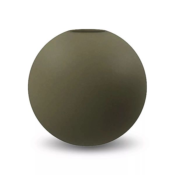 Ball Vase olive 20cm günstig online kaufen