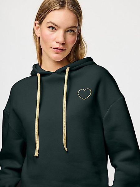 pieces Kapuzensweatshirt PCCHILLI LS HEART HOODIE NOOS BC günstig online kaufen