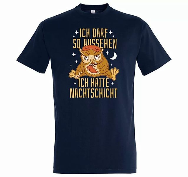 Youth Designz T-Shirt NACHTSCHICHT Ich Darf So Aussehen Herren T-Shirt mit günstig online kaufen