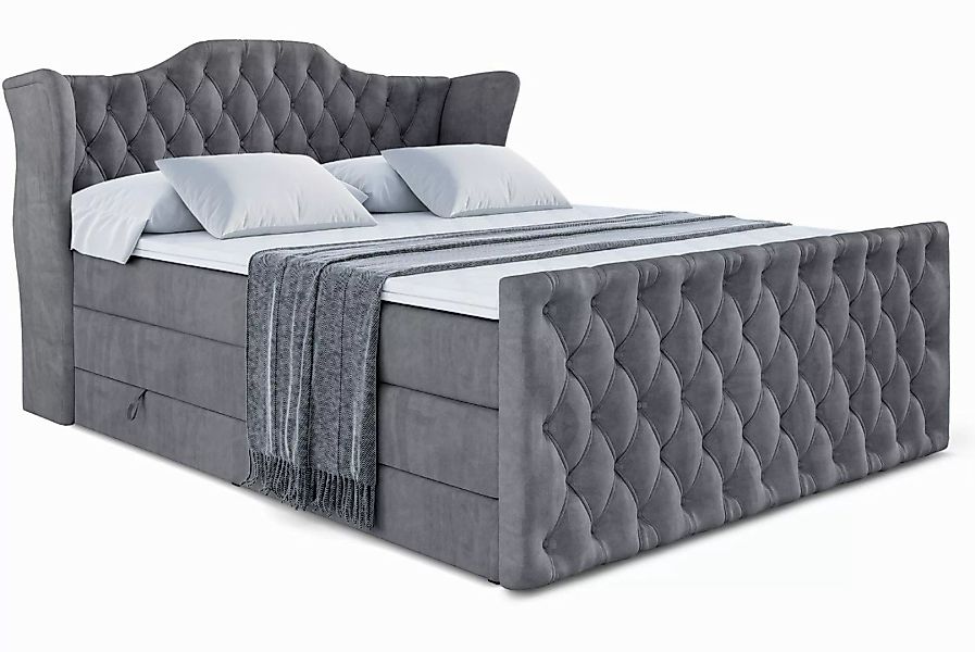 ALTDECOR Boxspringbett VILA-Z KING (Multipocket-Matratze H4, günstig online kaufen