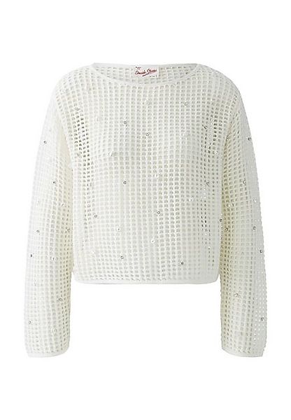 Oui Rundhalspullover Pullover reine Baumwolle günstig online kaufen
