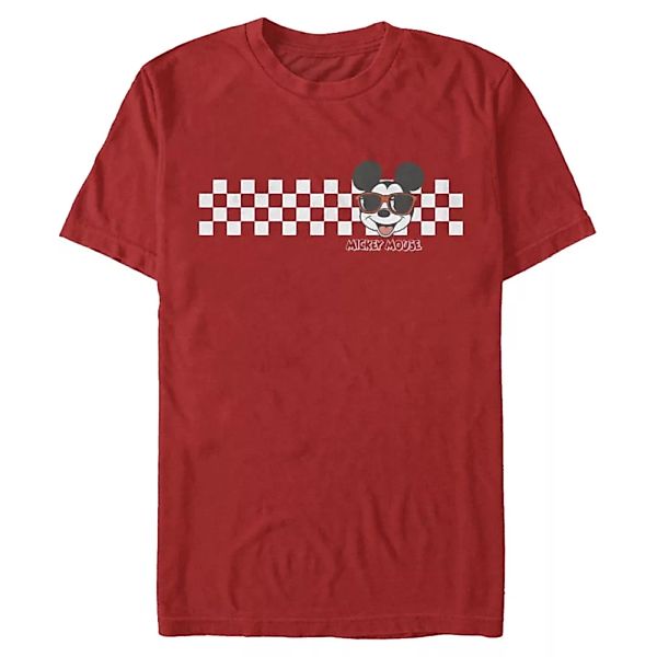 Disney - Micky Maus - Micky Maus Mickey Checkers - Männer T-Shirt günstig online kaufen