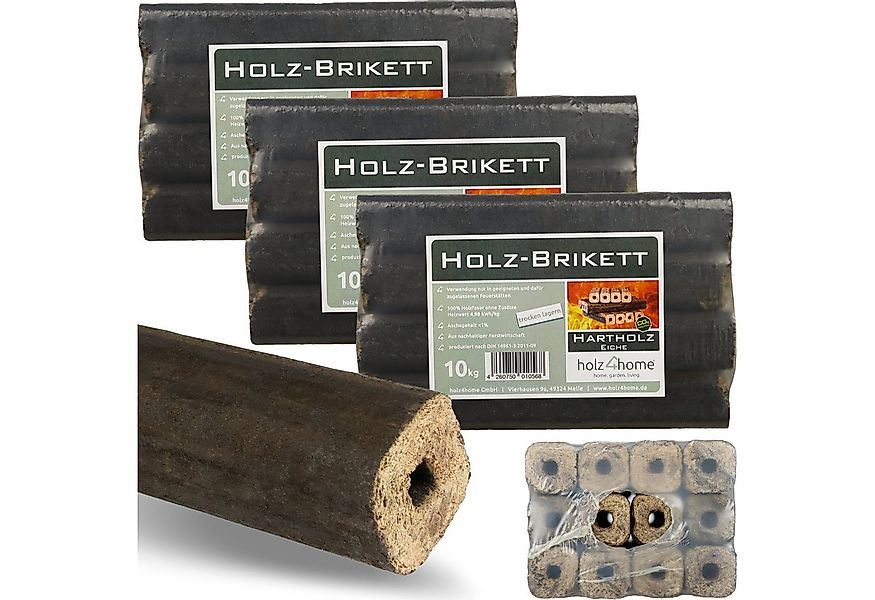holz4home® Holzbriketts Pini Kay Eichenbriketts I 100% ohne Zusätze I Brike günstig online kaufen