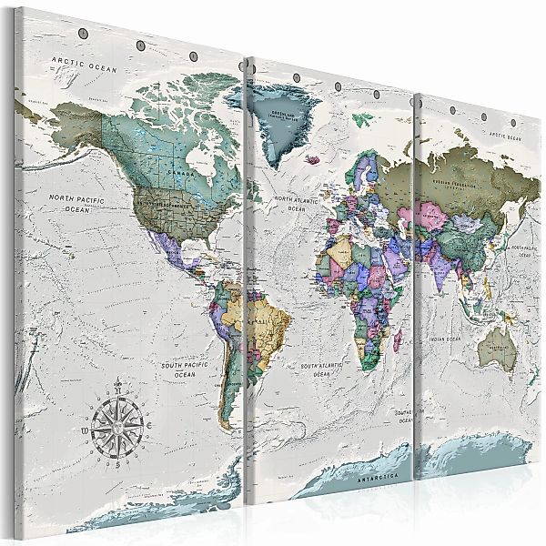 Wandbild - World Destinations (3 Parts) günstig online kaufen
