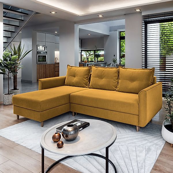 Masseno Ecksofa PISAN mit Schlaffunktion L-Form, günstig online kaufen