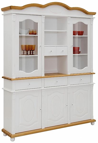 Home affaire Aufsatzschrank "Bavaria" Breite 165 cm, aus massiver Kiefer, F günstig online kaufen