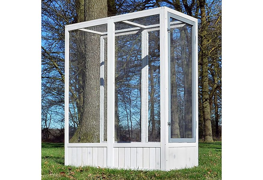 Zooprinz Vogelhaus Vogelvoliere Luise mit oder ohne Auslauf, Bitumenplatten günstig online kaufen