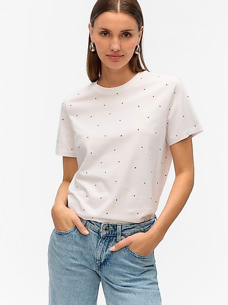 Vero Moda Kurzarmshirt "VMPAULINA AOP SS T-SHIRT GA JRS NOOS" günstig online kaufen