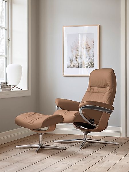 Stressless® Relaxsessel »Sunrise«, (Set, Relaxsessel mit Hocker), mit Hocke günstig online kaufen