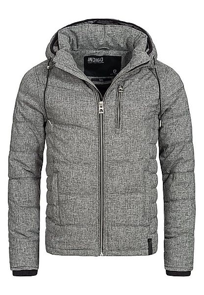 Indicode Steppjacke Herren Circus Herrenjacke Daunen-Optik mit abnehmbarer günstig online kaufen