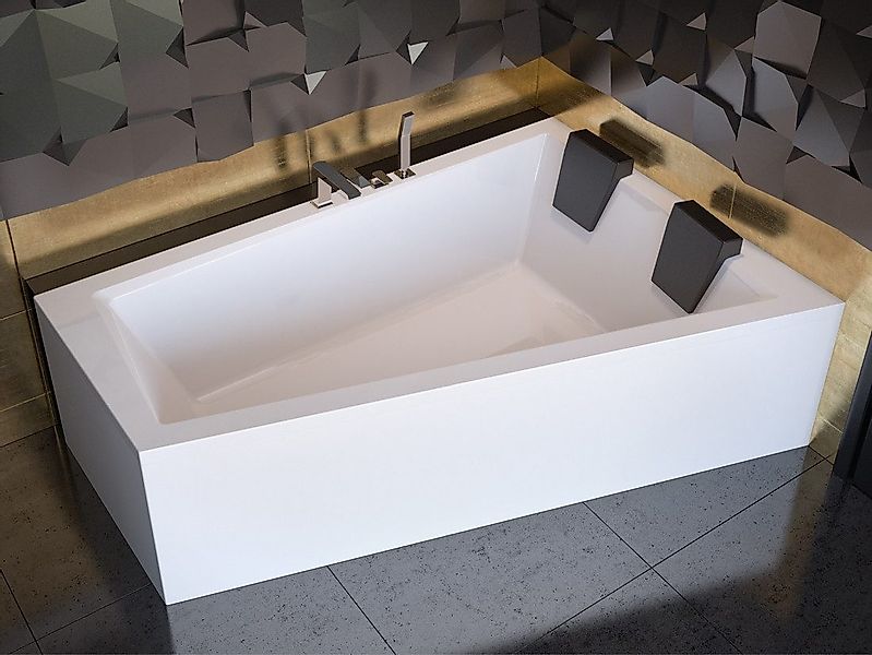 KOLMAN Badewanne Eckbadewanne Intima 170x125, (Links/Rechts), günstig online kaufen