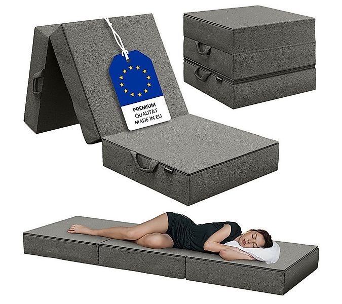 Klappmatratze Lomme, 3-teilige Faltmatratze, Bellamio, 15 cm hoch, (90x200 günstig online kaufen