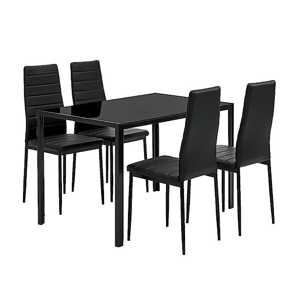 Juskys Essgruppe Dalya mit Tisch und 4 Stühlen günstig online kaufen