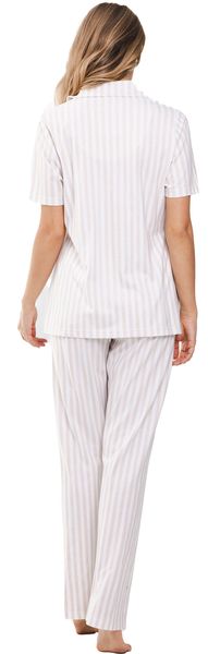 Pastunette Schlafanzug Damen Pyjama geknöpft kurzer günstig online kaufen