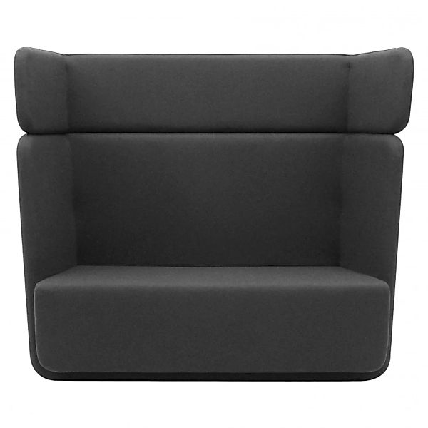 Softline - Basket Sofa mit hohem Rücken - anthrazit/Stoff Filz 610/BxHxT 15 günstig online kaufen