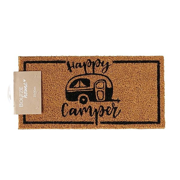 BOLTZE Fußmatte Kleine Fußmatte HAPPY CAMPER günstig online kaufen
