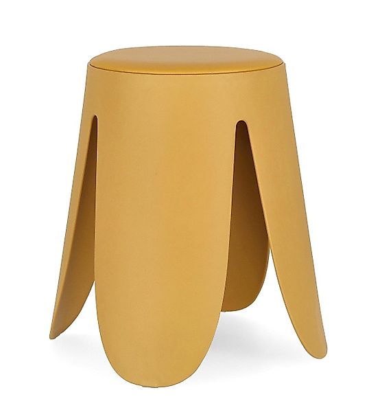 Bizzotto Hocker Imogen aus Kunstleder, Senf günstig online kaufen