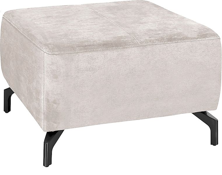 sit&more Hocker "Gizeh", Fußhöhe 12 cm, wahlweise in 2 unterschiedlichen Fu günstig online kaufen
