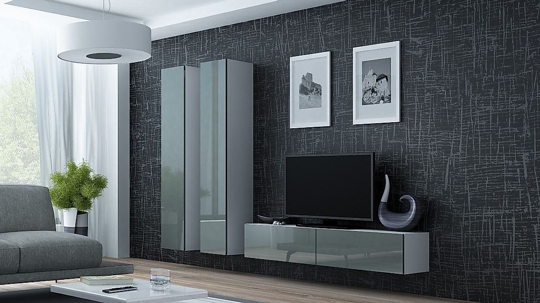 99rooms Wohnwand Vago IX, (Set (3-St), günstig online kaufen