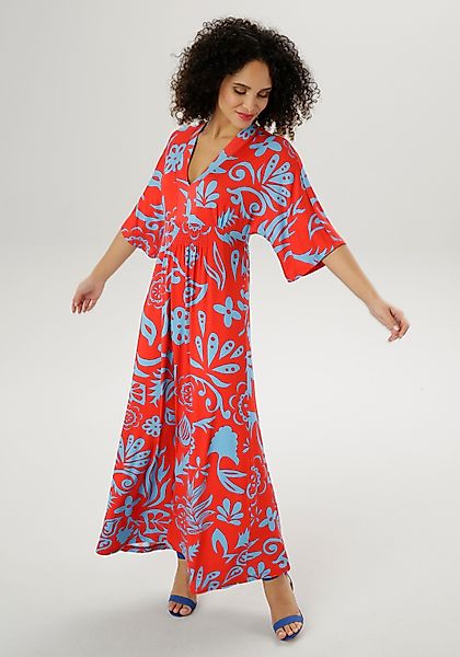 Aniston SELECTED Maxikleid mit weiten, 3/4-langen günstig online kaufen